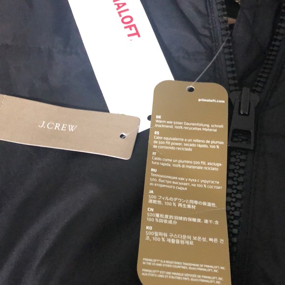 JCrew Long belted puffer jacket from their PrimaLoft collection - Picture 5 of 9